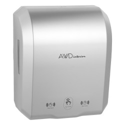 Automatický dávkovač papierových uterákov, strieborný, AWD INTERIOR 2107 (AWD02152107)