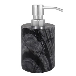 AWD Interior - Dávkovač mydla Q-BATH 1524 čierny šedý mramor (AWD02341524)