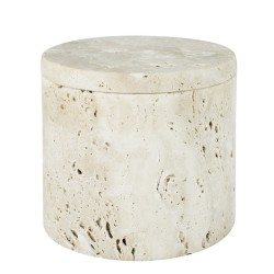 AWD Interior - Kozmetická nádoba s vekom, travertín Q-BATH 1547 (AWD02341547)