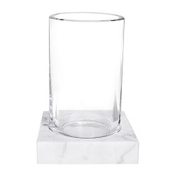 AWD Interior - Pohárik na zubnú kefku Q-BATH 1520 Carrarský mramor (AWD02341520)