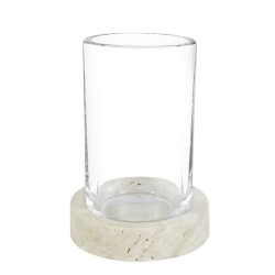 AWD Interior - Pohárik na zubnú kefku Q-BATH travertín 1545 (AWD02341545)