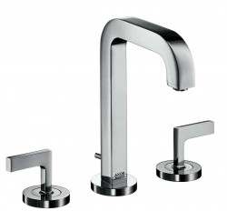 AXOR - Citterio Umývadlová batéria s výpusťou, 3-otvorová inštalácia, chróm (39135000)
