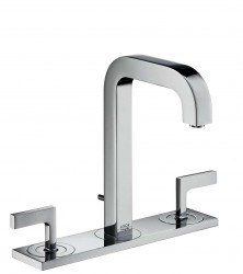 AXOR - Citterio Umývadlová batéria s výpusťou, 3-otvorová inštalácia, chróm (39136000)