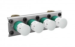 AXOR - Montážní tělesa Základné teleso na termostat na 3 spotrebiče (45443180)