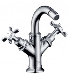 AXOR - Montreux Bidetová batéria s dvoma kohútmi, kefovaný nikel (16520820)