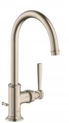 AXOR - Montreux Páková umývadlová batéria 210 s odtokovou súpravou s ťahadlom, kefovaný nikel (16517820)