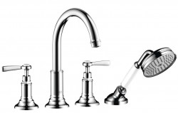 AXOR - Montreux Štvorotvorová vaňová batéria na vaňový sokel, chróm (16554000)