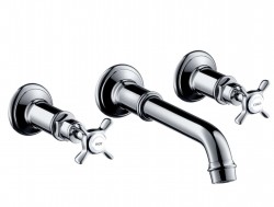 AXOR - Montreux Trojotvorová umývadlová batéria pod omietku, chróm (16532000)