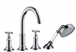 AXOR - Montreux Vaňová batéria 4-otvorová na sokel, chróm (16544000)