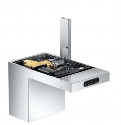 AXOR - MyEdition Bidetová batéria s výpusťou Push-Open, chróm/bez doštičky (47212000)