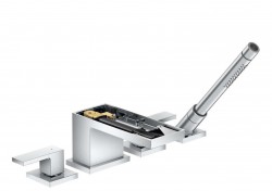 AXOR - MyEdition Vaňová batéria, 4-otvorová inštalácia, chróm/bez doštičky (47432000)