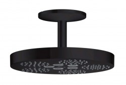 AXOR - One Hlavová sprcha 280 s prívodom od stropu, 1 prúd, matná čierna (48493670)