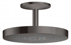 AXOR - One Hlavová sprcha, průměr 28 cm, kartáčovaný černý chrom (48493340)