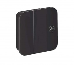 AXOR - One Uzatvárací ventil pod omietku, matná čierna (45771670)