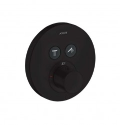 AXOR - ShowerSelect Termostat pod omietku na 2 spotrebiče, matná čierna (36723670)