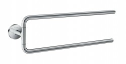 AXOR - Universal Circular Dvojitý držiak na uteráky, chróm (42822000)