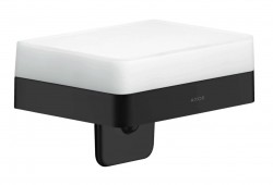 AXOR - Universal Dávkovač mydla s držiakom a poličkou, matná čierna (42819670)