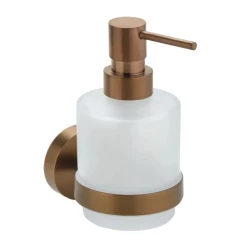 BEMETA AMBER Dávkovač mydla 200 ml, sklo medená zlatá (155109102)