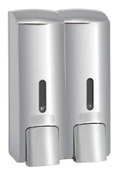 BEMETA Dávkovač tekutého mydla dvojitý 2x300ml plast lesk (121209132)