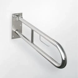 BEMETA HELP sklopné madlo v tvare U s držiakom na TP 813mm brúsenie (301102282)