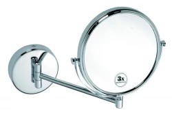 BEMETA Kozmetické zrkadlo pr. 180 mm obojstranné 3x (112201522)