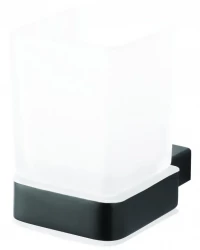 BEMETA NERO držiak kefiek sklo čierna matná 135011010 (135011010)