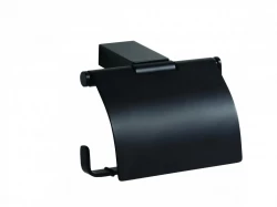 BEMETA NERO držiak toaletného papiera s krytom čierna matná (135012010)