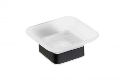 BEMETA NERO mydelnička sklenená čierna matná (135008020)