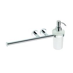 BEMETA OMEGA držiak uterákov s dávkovačom tekutého mydla 230ml (104019012)