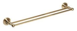 BEMETA RETRO bronz Držiak uterákov dvojitý 600 mm vedľa seba (144104057)