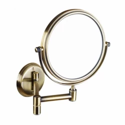 BEMETA RETRO bronz Kozmetické zrkadlo pr. 133 mm obojstranné (106101697)