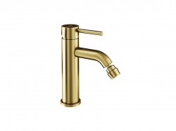 BESCO - Bidetová stojanková batéria VEO zlatá brúsená (BABBVBZ)