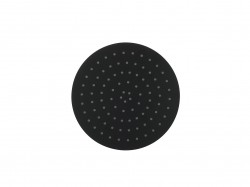 BESCO - Hlavová sprcha SLIM UNI R - guľatá - Farba - Čierna , Rozmer hlavovej sprchy - Ø 300 mm (BADPUOCZ)