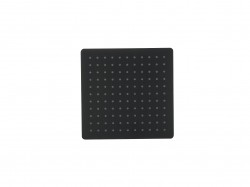 BESCO - Hlavová sprcha SLIM UNI S - hranatá - Farba - Čierna , Rozmer hlavovej sprchy - 300 × 300 mm BADPUKSK