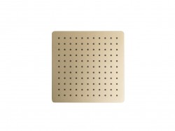 BESCO - Hlavová sprcha SLIM UNI S - hranatá - Farba - Zlatá, Rozmer hlavovej sprchy - 300 × 300 mm (BADPUKZL)