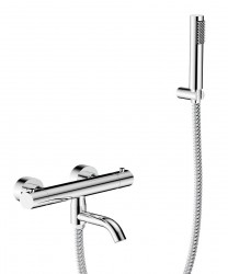 BESCO - Nástenná termostatická vaňová batéria VEO chróm s príslušenstvom (BABWVSTCH)