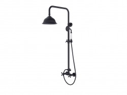 BESCO - Nástenný sprchový set RETRO čierna (BABPRCZ)