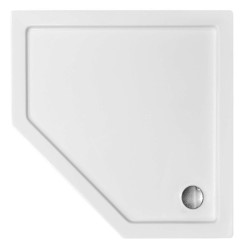 BESCO - Päťuholníková sprchová vanička BERGO - Rozmer C - 16 cm (VANKBERG90SAM)