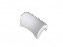 BESCO - Podhlavník MILO biely (VANZWML)