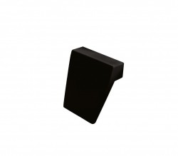 BESCO - Podhlavník MODERN - Farebnica - Čierna (VANZWMB)