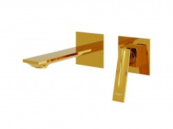 BESCO - Podomietková umývadlová batéria ASPIRA zlatá (BABUASZL)