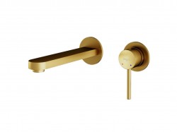 BESCO - Podomietková umývadlová batéria DECCO Zlatá brúsená (BABUDSBZ)