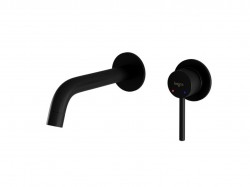 BESCO - Podomietková umývadlová batéria ILLUSION - Radiátory - Farebné prevedenie HL - Čierna matná (BABUISCZ)