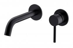 BESCO - Podomietková umývadlová batéria VEO čierna (BABUVSCZ)
