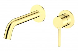 BESCO - Podomietková umývadlová batéria VEO zlatá lesklá (BABUVSJZ)