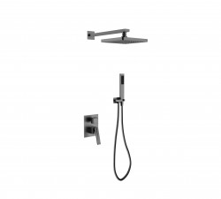 BESCO - Podomietkový sprchový set ASPIRA I grafitová (BABPAIGR)