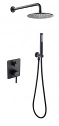 BESCO - Podomietkový sprchový set Decca / ILLUSION I - Čierna matná (BABPDIICZ)