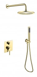 BESCO - Podomietkový sprchový set DECCO/ILLUSION I Zlatá (BABPDIIZL)