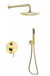 BESCO - Podomietkový sprchový set DECCO/ILLUSION I Zlatá (BABPDIIZL)