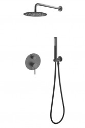 BESCO - Podomietkový sprchový set SLIM DECCO/ILLUSION II Grafitová (BABPDIIIGR)